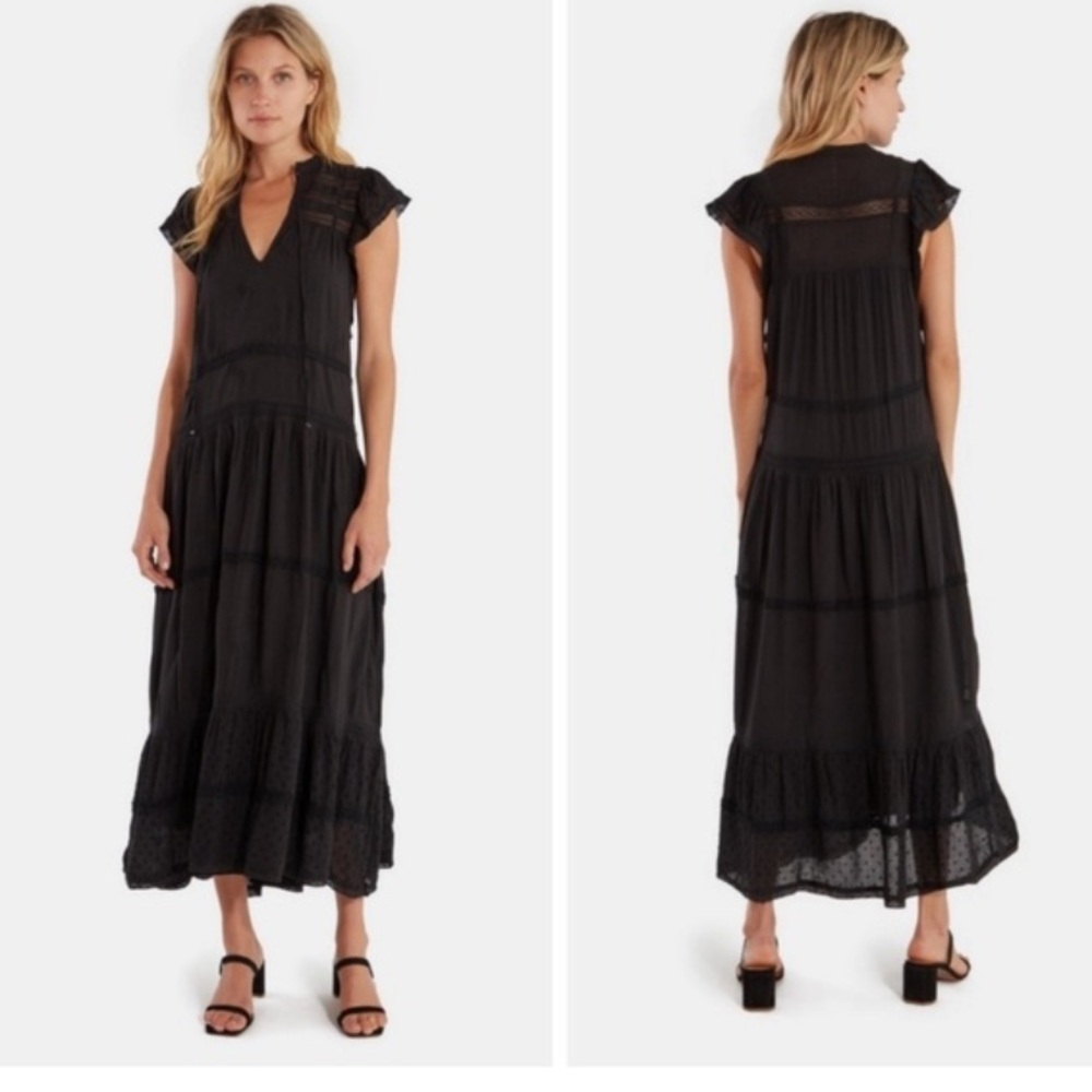 Midnight Crochet Maxi Dress | Free People